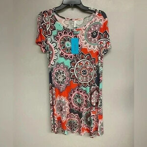 Women’s size medium, super soft‎ T-shirt material dress. New with tags.